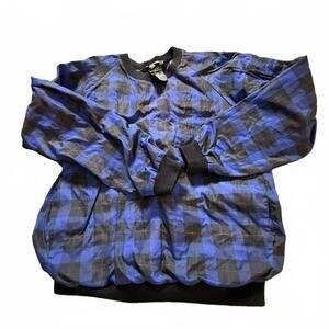 SUNDERLAND OF SCOTLAND Original Weatherbeater Tartan Golf Rain Pullover Mens  M